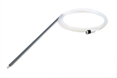 PTFE Sheathed Carbon Fibre Probe 0.3mm ID 686mm long with UniFit Connector (for Agilent I-AS)