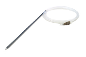 PTFE Sheathed Carbon Fibre Probe 0.25mm ID with 1/4-28 ratchet fitting (for PE S10 or AS93+)