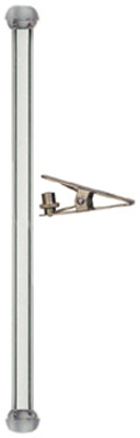 Glass Transfer Tube (links 808-0540 to spray chamber with ball joint) + JC-13 Clip