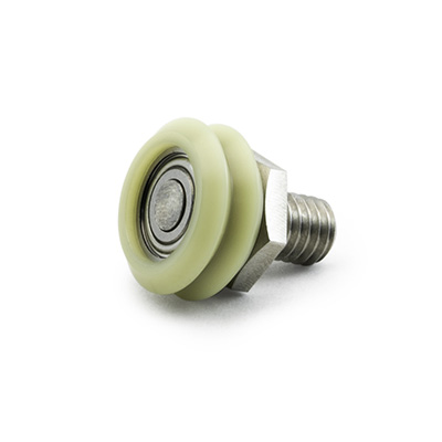 Dual Vee Guide Wheel Ecentric