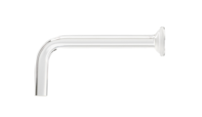 Glass Transfer Tube, S13 Elbow 72mm