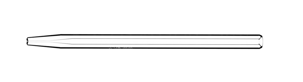 Tapered Quartz Injector 0.75mm (EMT)