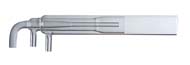 [30-807-0528] Quartz Torch High Solids (Full Length) with 90 Deg. Bend & 2.3mm Injector for 700-ES or Vista Axial