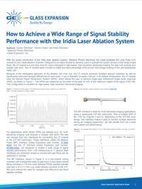 Laser Ablation Application Note